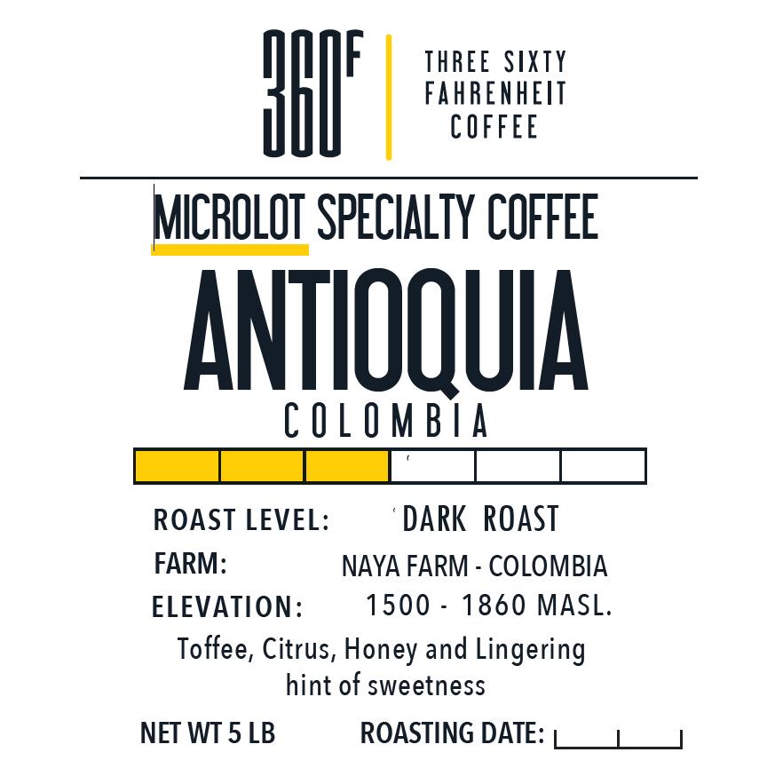ANTIOQUIA COLOMBIA *MICROLOT SPECIALTY COFFEE*