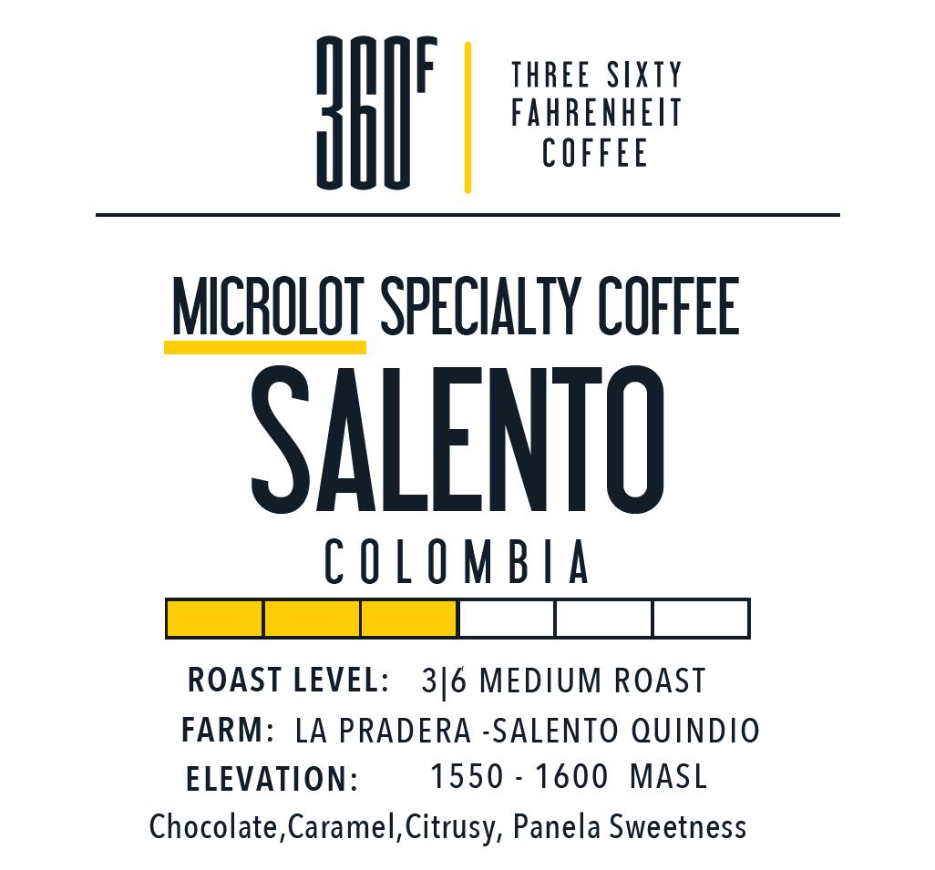 SALENTO *MICROLOT SPECIALTY COFFEE*