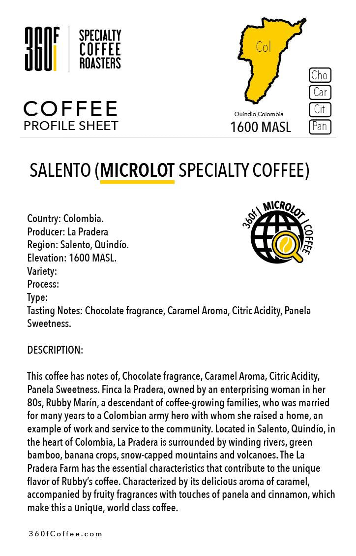 SALENTO *MICROLOT SPECIALTY COFFEE*