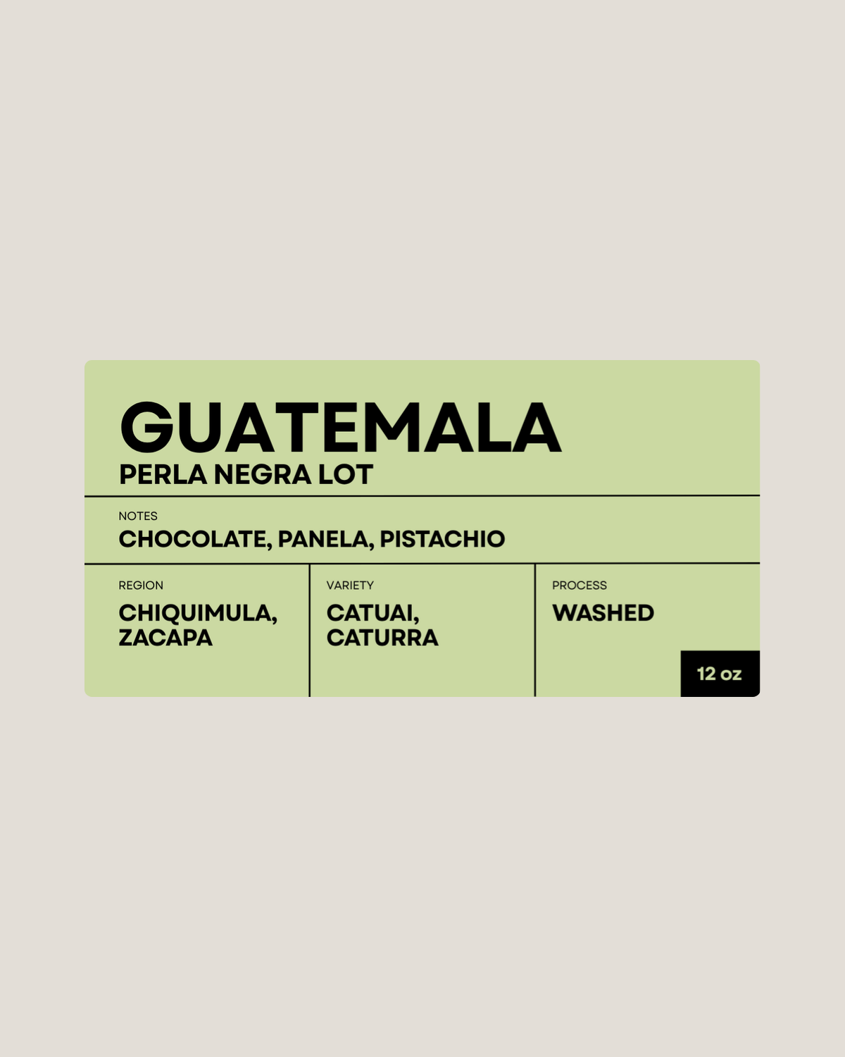GUATEMALA | PERLA NEGRA