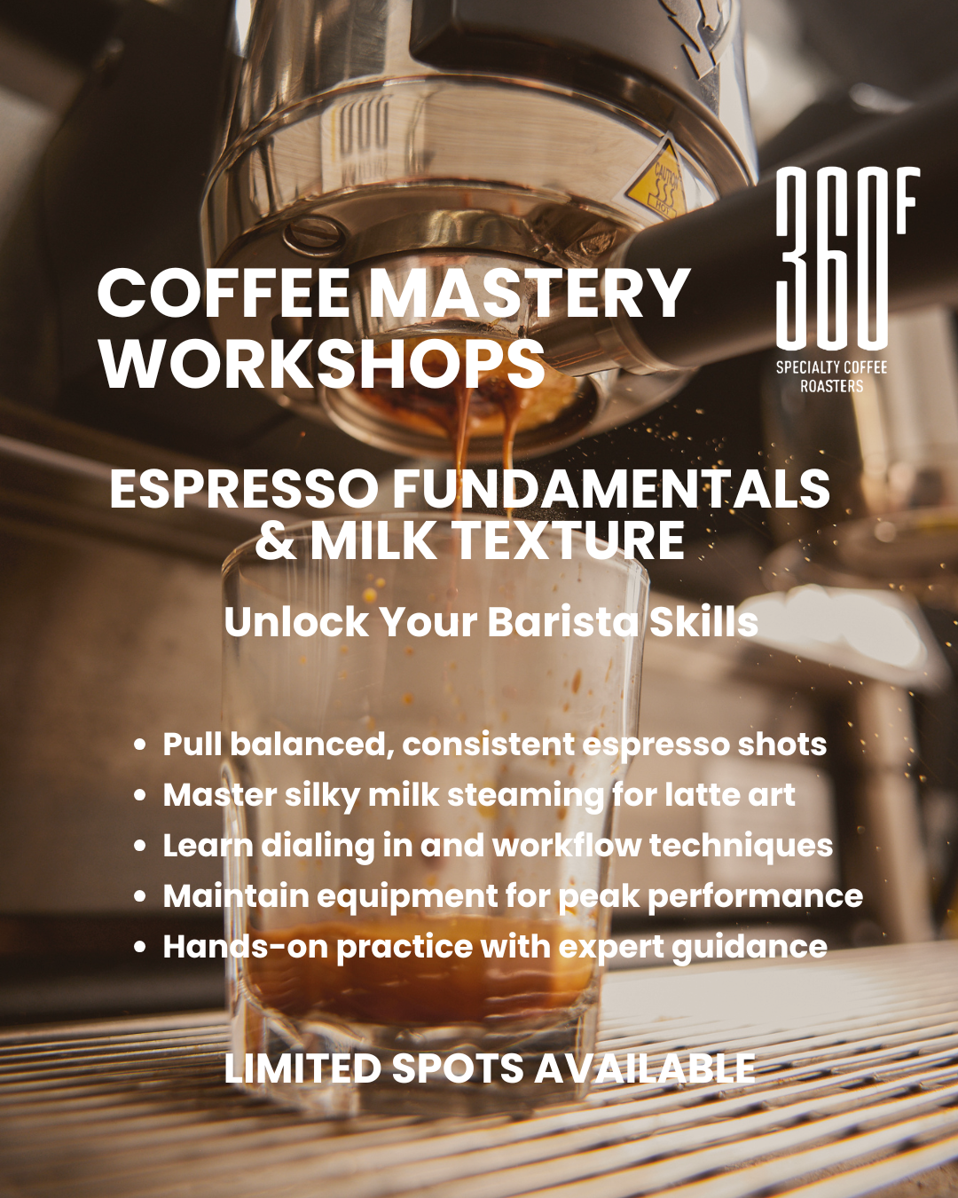 Espresso Fundamentals & Milk Texture MAY 30