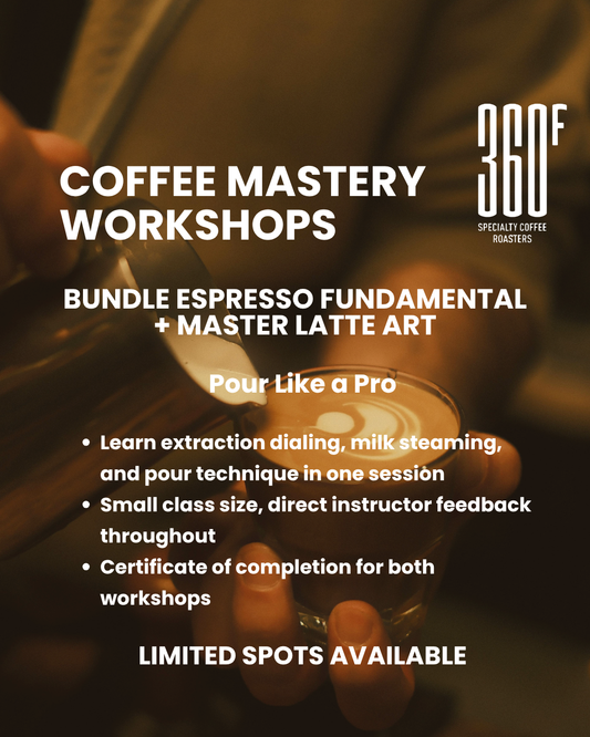 BUNDLE Espresso Fundamental + Master Latte Art October 9 | 10 AM - 2 PM