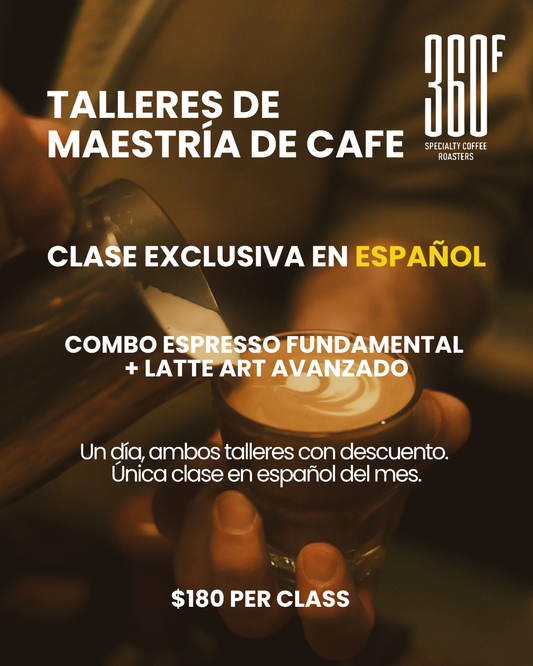 COMBO Espresso Fundamental + Latte Art Avanzado Septiembre 11 | 10 AM - 2 PM
