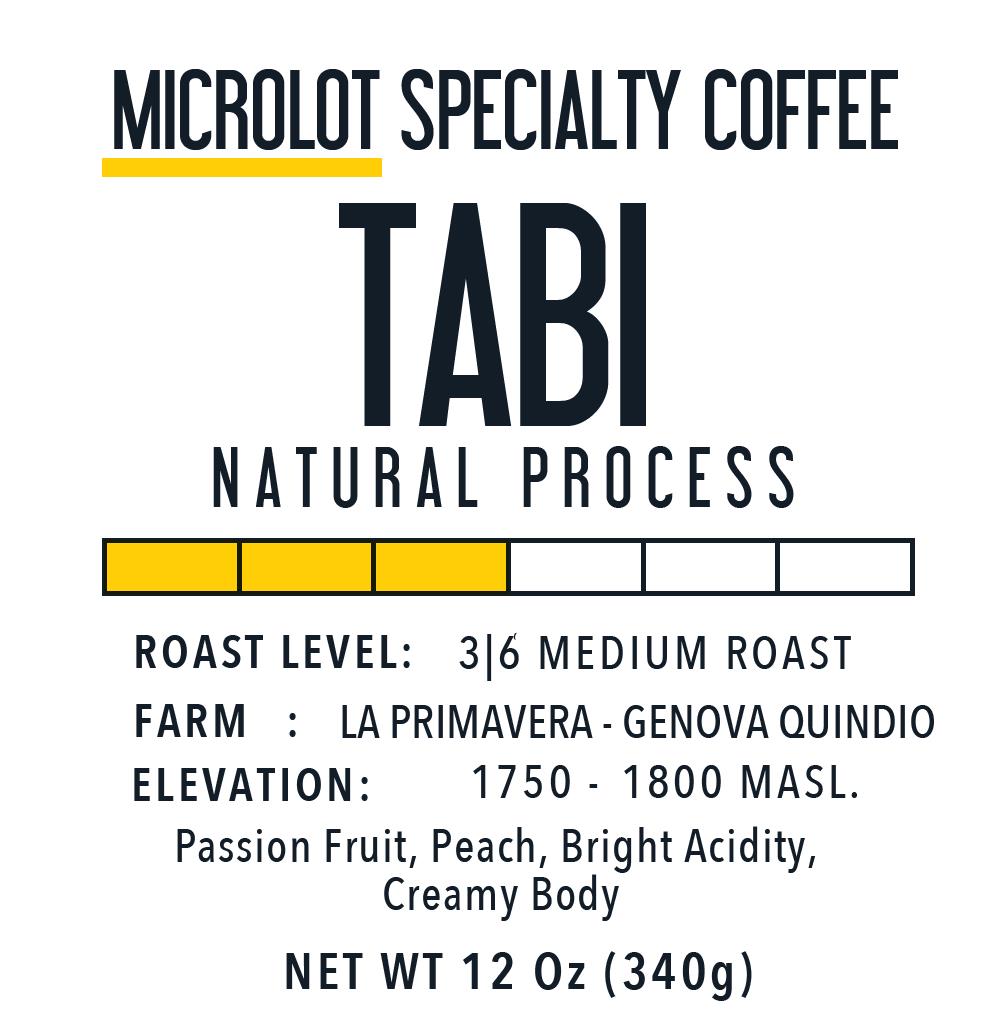 TABI NATURAL *MICROLOT SPECIALTY COFFEE*